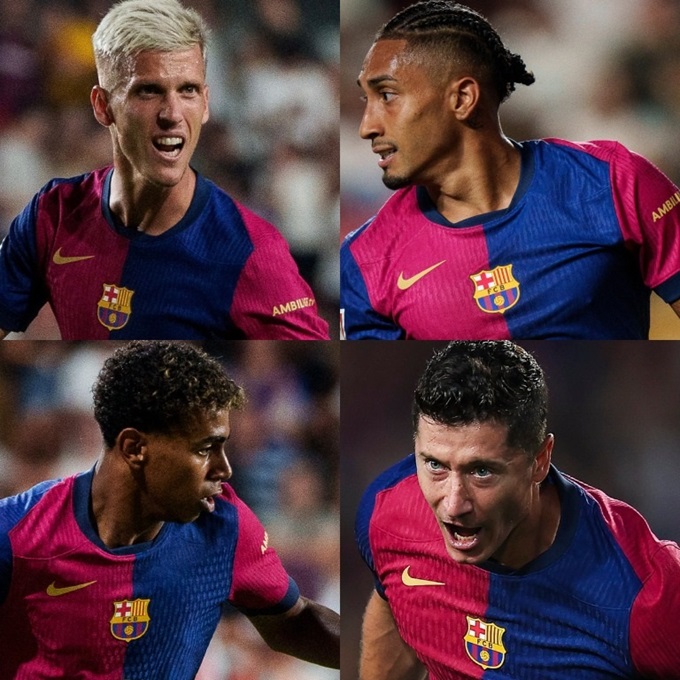 Bộ tứ tấn công đáng sợ của Barca mùa này