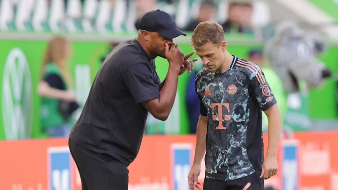 HLV Vincent Kompany rất tin tưởng vào Kimmich.