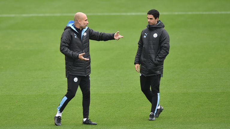 Pep Guardiola từng có mối giao tình thày-trò với Arteta tại Man City